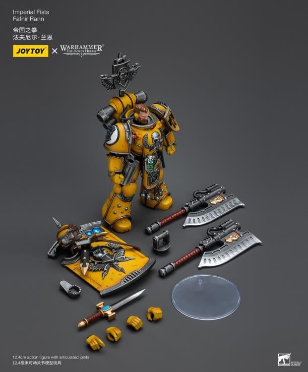 Warhammer: The Horus Heresy Imperial Fists Legion Praetor with Power Sword 1/18 Scale Action Figure