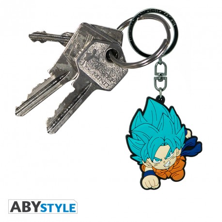 Dragon Ball SSGSS Goku PVC Keychain