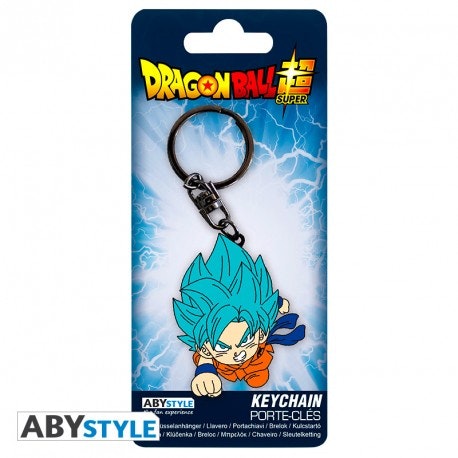 Dragon Ball SSGSS Goku PVC Keychain