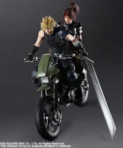Final Fantasy VII Remake Jessie & Cloud & Motorcycle Set Play Arts Kai