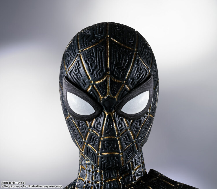 Marvel Spider-Man: No Way Home Spider-Man Black & Gold Suit (Special Set) S.H.Figuarts