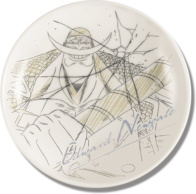 One Piece Decorative Porcelain Plate - Ichibansho - Ex Devils (B)