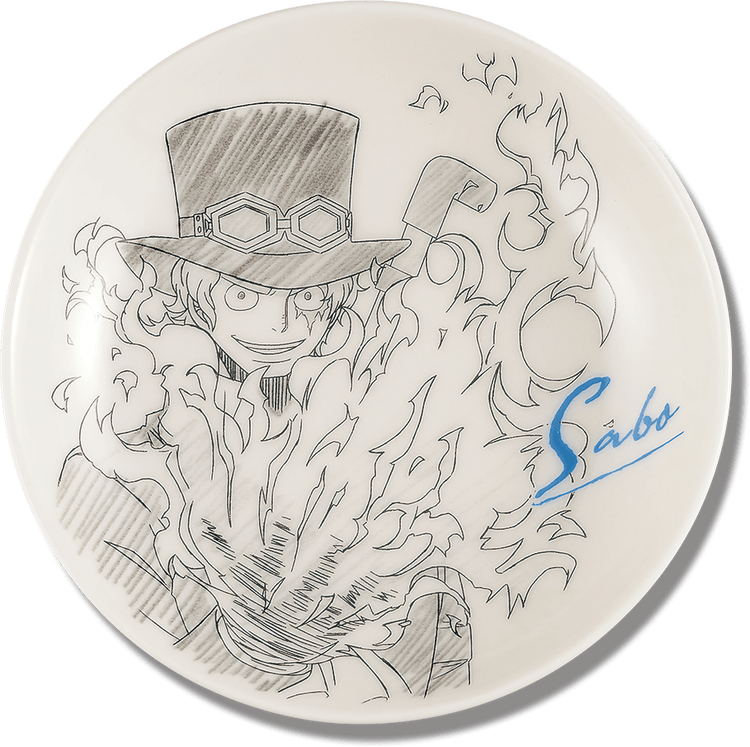 One Piece Decorative Porcelain Plate - Ichibansho - Ex Devils (E)
