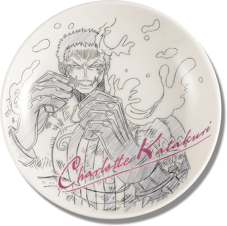 One Piece Decorative Porcelain Plate - Ichibansho - Ex Devils (F)