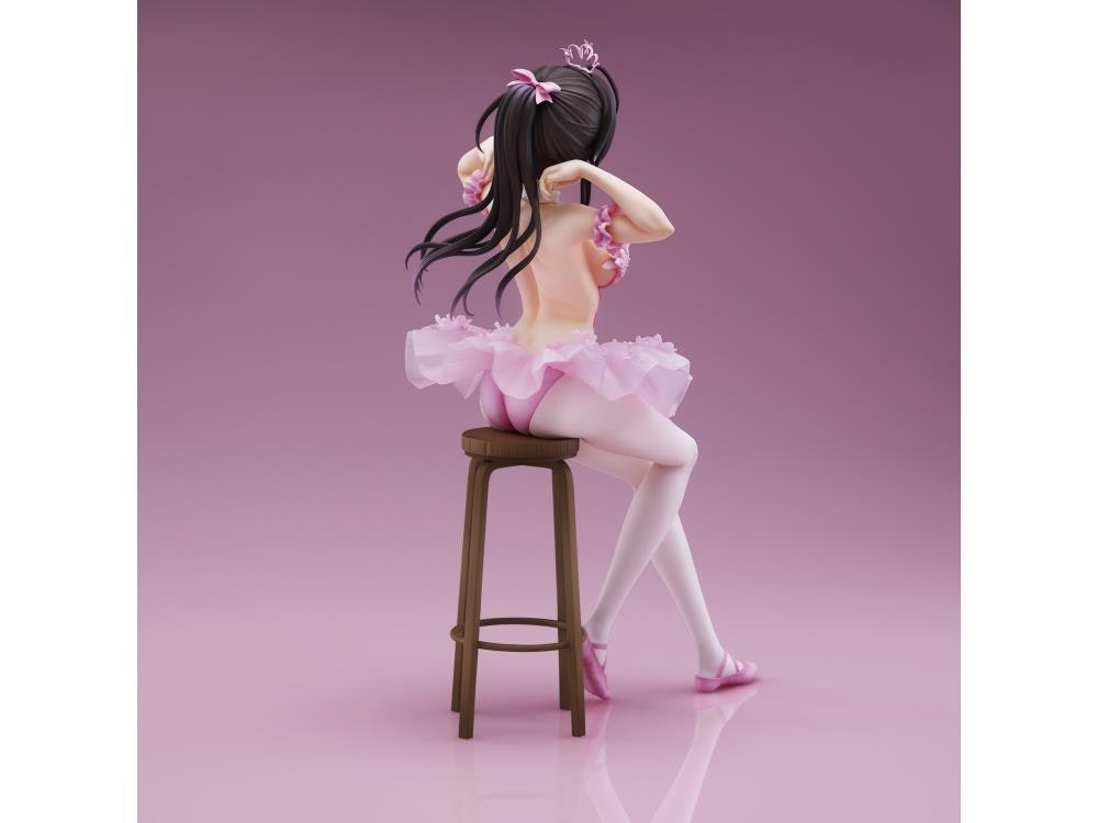 Anmi Illustration Flamingo Ballet Ponytail Girl