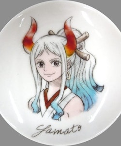 One Piece Ichibansho Vol.100 Anniversary Yamato Decorative Porcelain Plate