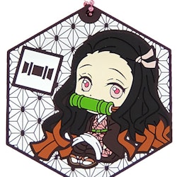 Demon Slayer: Kimetsu no Yaiba Ichibansho Orenu Kokoro to Yaiba de Susume Rubber Key Chain (B)