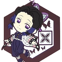 Demon Slayer: Kimetsu no Yaiba Ichibansho Orenu Kokoro to Yaiba de Susume Rubber Key Chain (G)