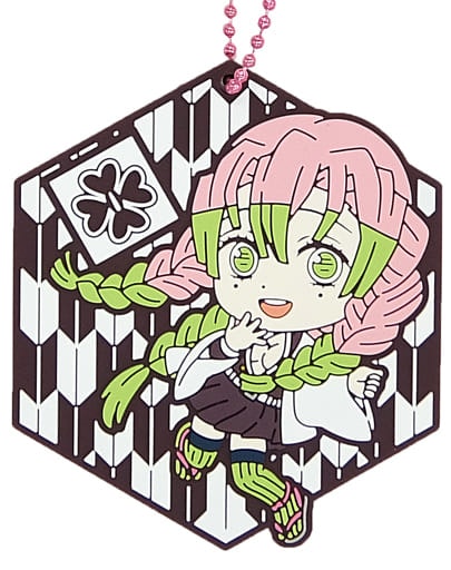 Demon Slayer: Kimetsu no Yaiba Ichibansho Orenu Kokoro to Yaiba de Susume Rubber Key Chain (K)