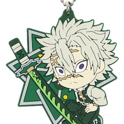 Demon Slayer: Kimetsu no Yaiba Ichibansho Yaiba wo Furui Kokoro wo Moyase Rubber Strap (M)