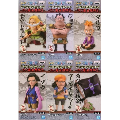 One Piece WCF Wano Kuni Kaisouhen Vol.3 Set of 6 Figures