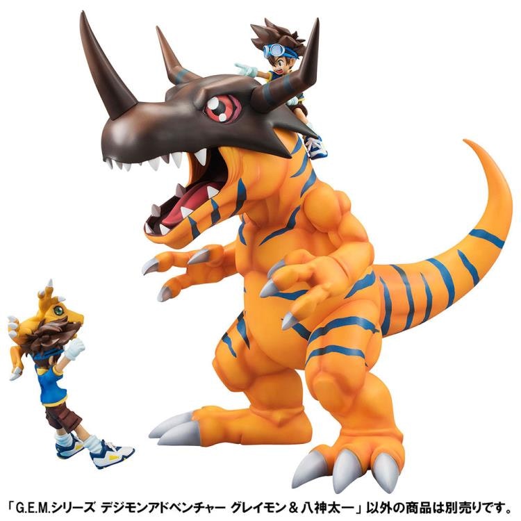 Digimon Adventure G.E.M. Series Greymon & Taichi Yagami (Rerelease)