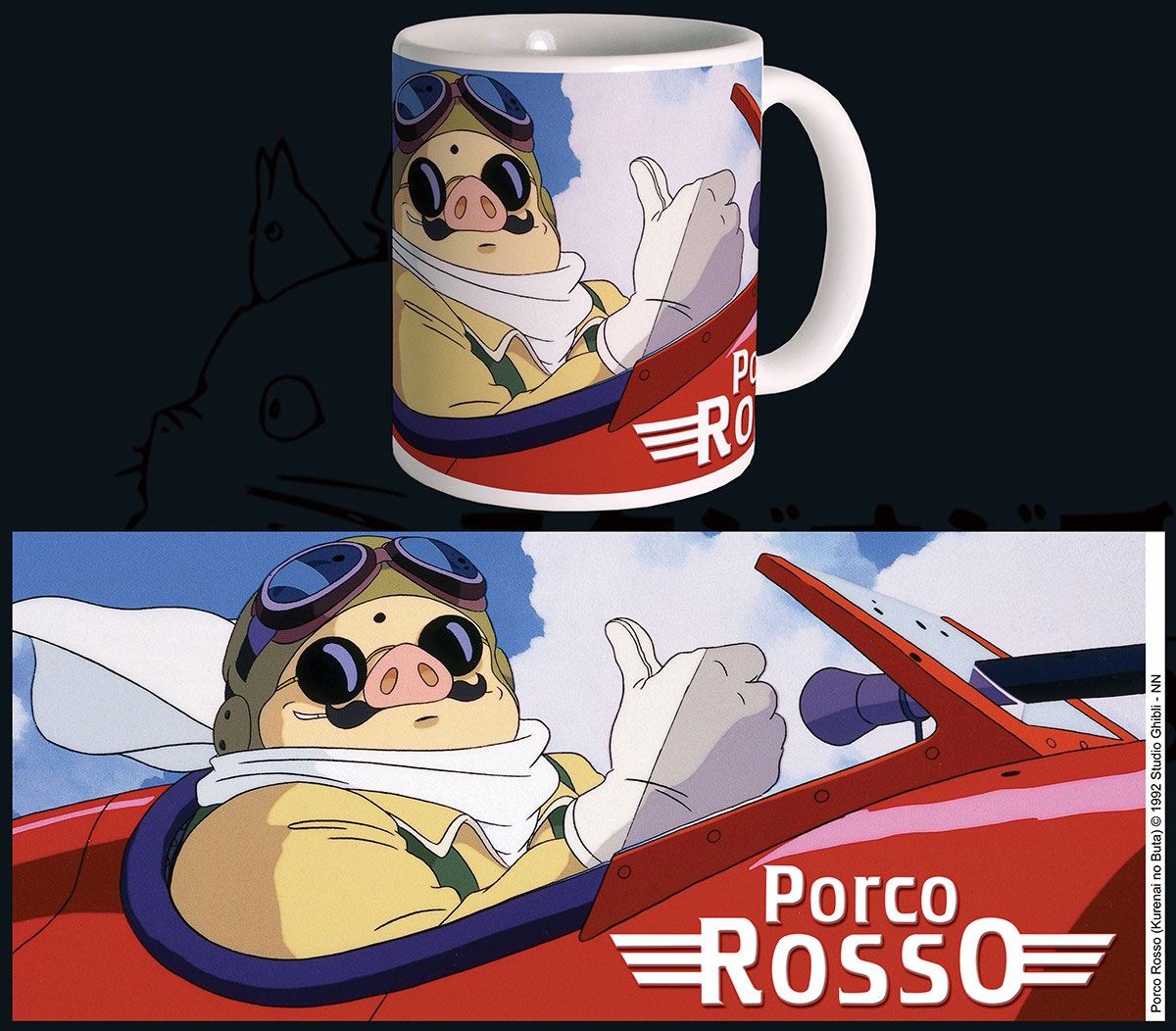 Studio Ghibli Mug Porco Rosso 300ml