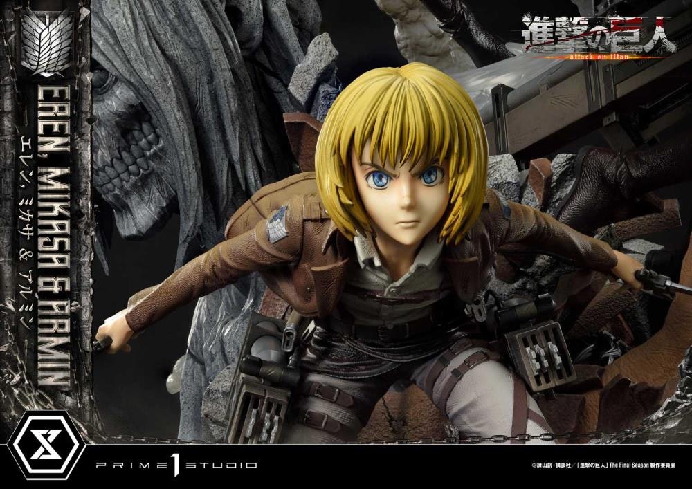Attack on Titan Ultimate Premium Masterline Eren, Mikasa & Armin