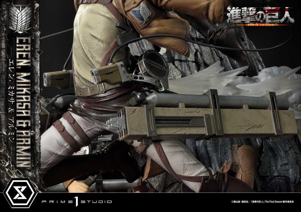 Attack on Titan Ultimate Premium Masterline Eren, Mikasa & Armin