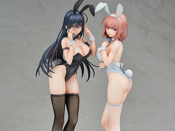 Black Bunny Aoi and White Bunny Natsume 2 Figure Set