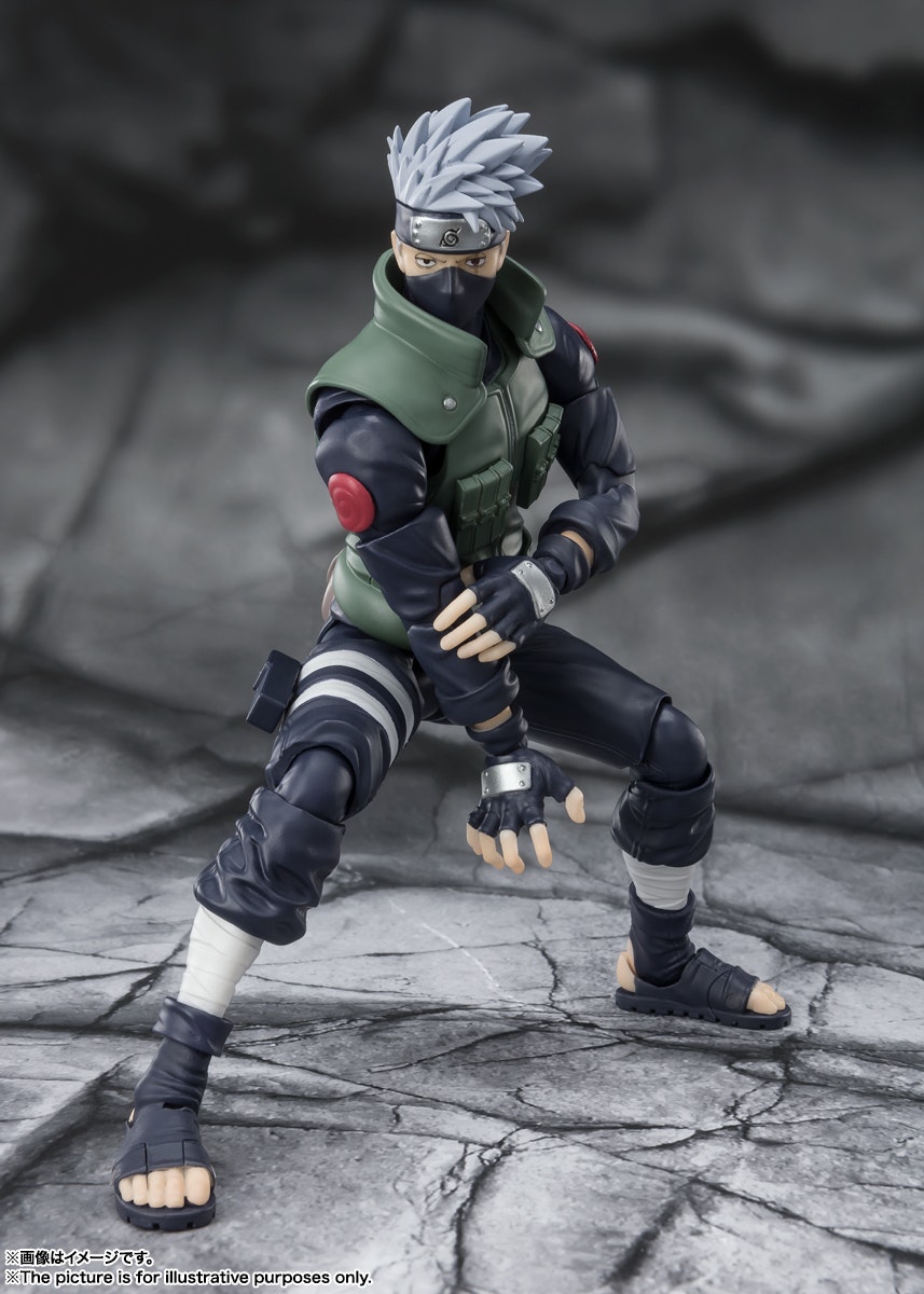 Naruto Shippuden S.H.Figuarts Kakashi Hatake -The famed Sharingan Hero-