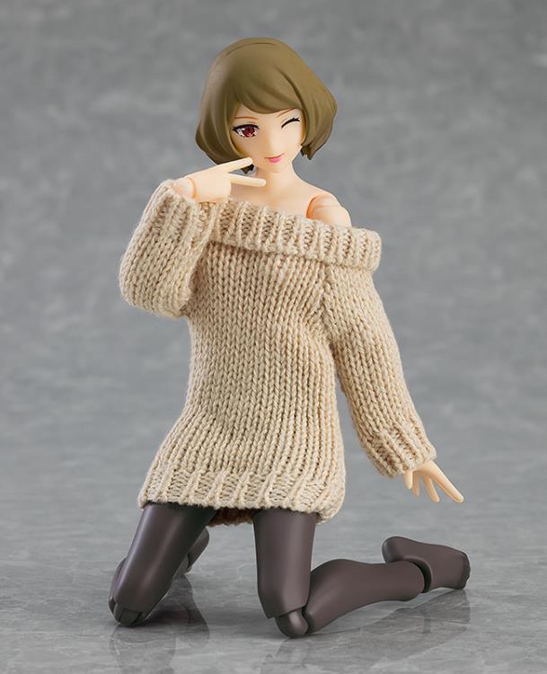 Figma Female Body (Chiaki) with Off-the-Shoulder Sweater Dress