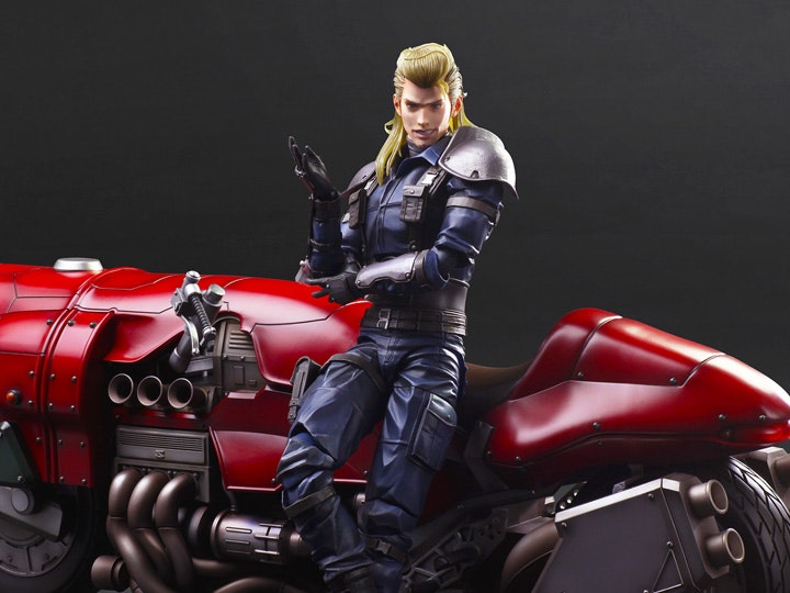 Final Fantasy VII: Remake Play Arts Kai Roche and Motorcycle Set