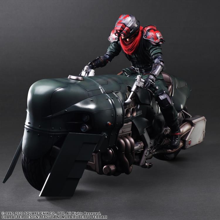 Final Fantasy VII: Remake Play Arts Kai Shinra Elite Security Officer and Motorcycle Set