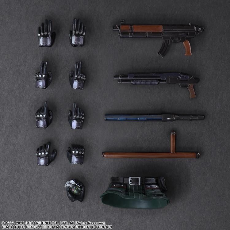 Final Fantasy VII: Remake Play Arts Kai Shinra Elite Security Officer and Motorcycle Set