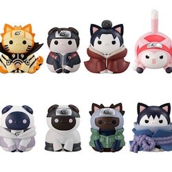 Naruto Nyaruto! Mega Cat Project Fourth Great Ninja War Box of 8 Figures (With Gift)