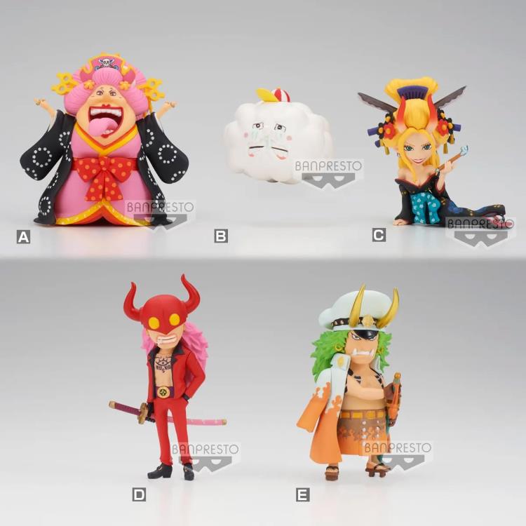 One Piece WCF Wanokuni Onigashima Set of 5 Figures