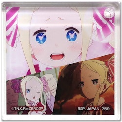 Re:Zero Ichibansho Rejoice That There's A Lady In Each Arm Acrylic Keychain (D)