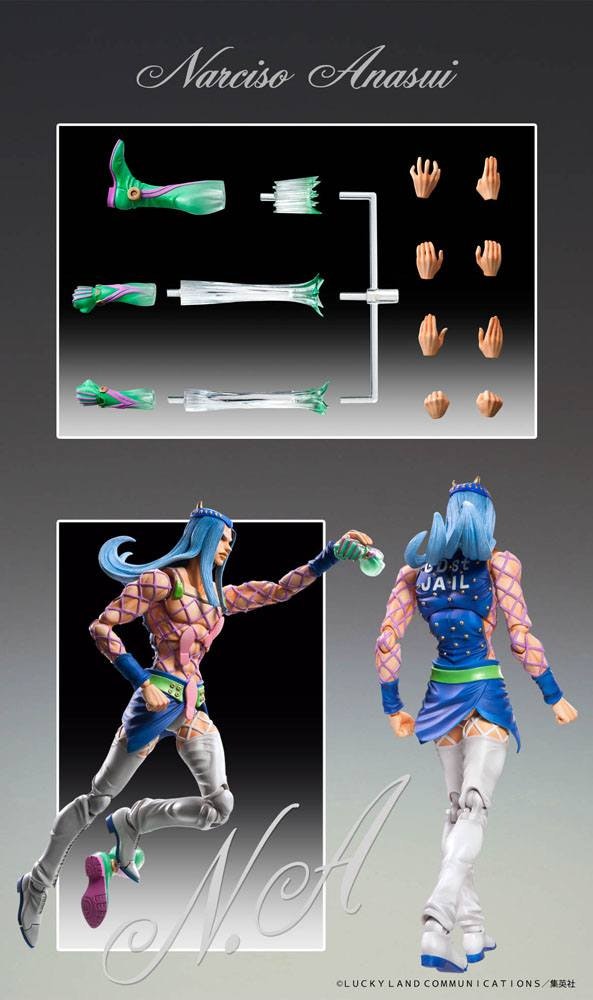 JoJo's Bizarre Adventure Super Action Statue Narciso Anasui