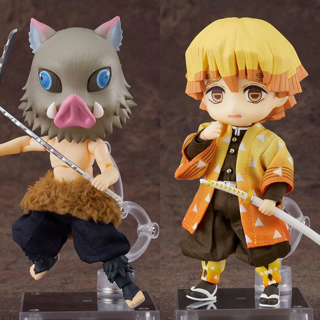 Demon Slayer: Kimetsu no Yaiba Nendoroid Doll Zenitsu Agatsuma & Inosuke Hashibira