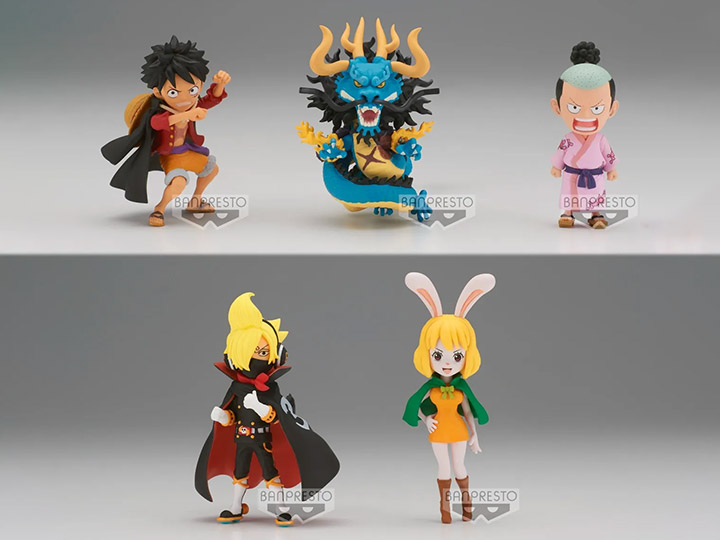 One Piece WCF Wanokuni Onigashima 3 Set of 5 Figures