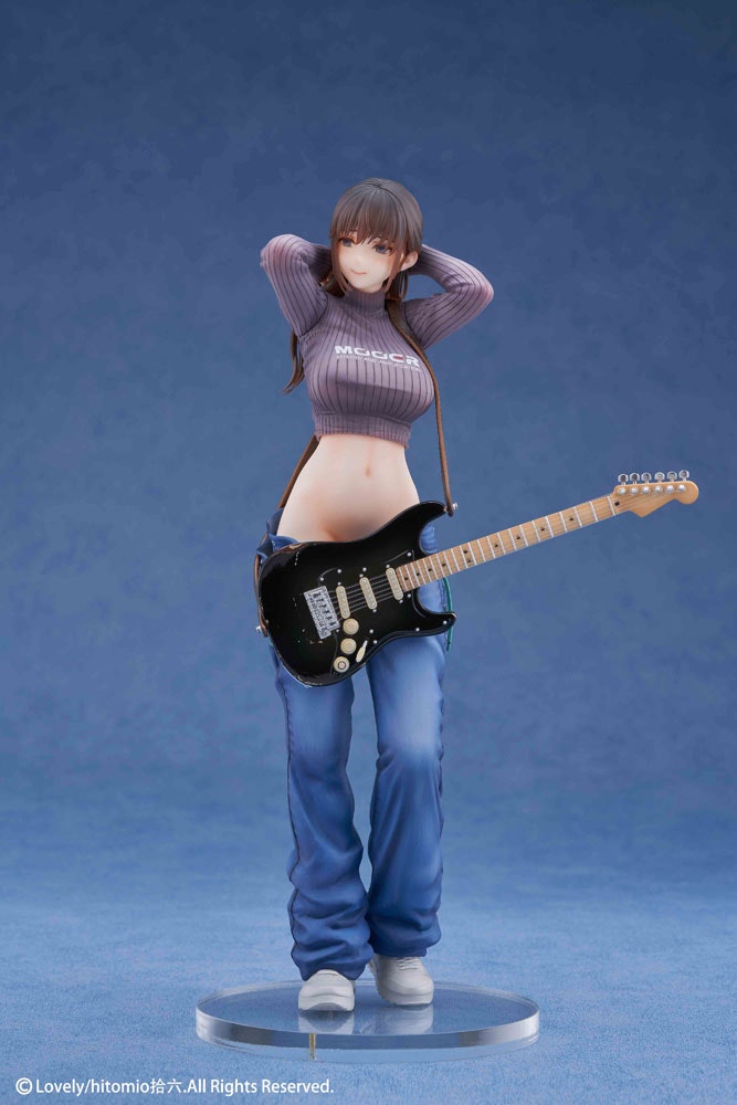 (18+) Original Character Guitar Girl Illustrated by Hitomio16