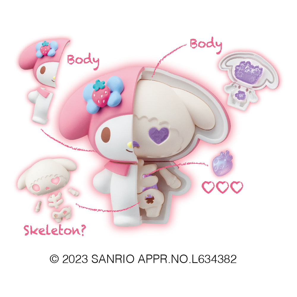 Sanrio Puzzle Mascot Kaitai Fantasy Assortment Fancy Purple
