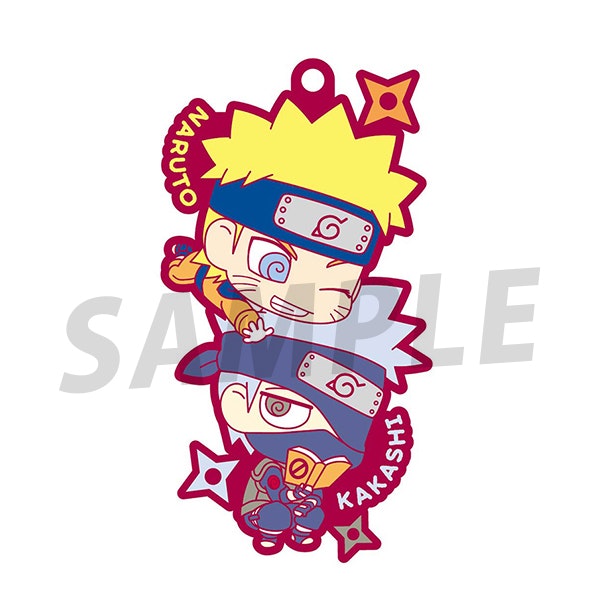 Naruto Rubber Charms Another Two-man Cell!