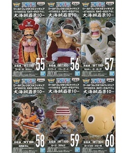 One Piece WCF New Series Vol.10 Set of 6 Figures