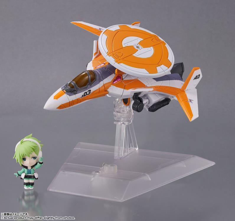 Macross Delta Tiny Session VF-31E Siegfried (Chuck Mustang Use) with Reina Prowler