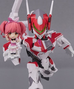 Macross Delta Tiny Session VF-31C Siegfried (Mirage Farina Jenius Use) with Makina Nakajima