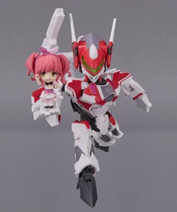 Macross Delta Tiny Session VF-31C Siegfried (Mirage Farina Jenius Use) with Makina Nakajima