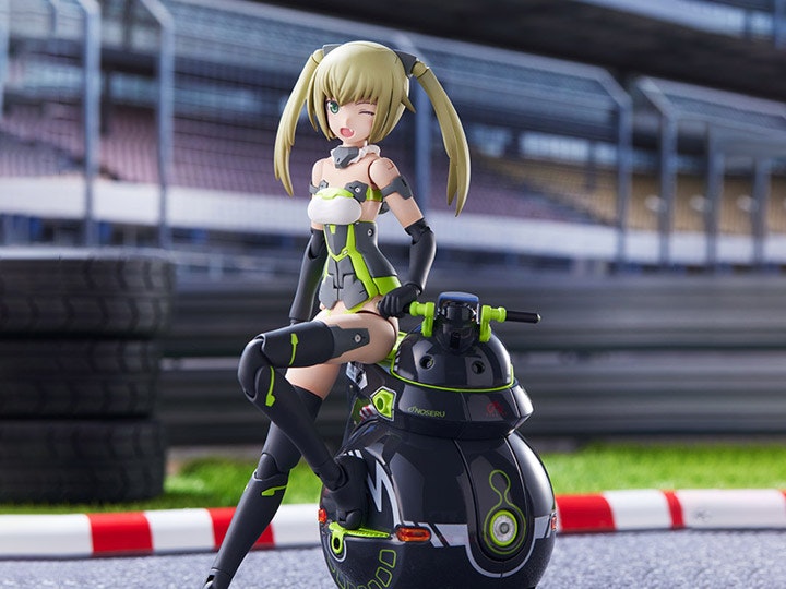 Frame Arms Girl Model Kit Innocentia (Racer) & Noseru (Racing Specs Ver.)