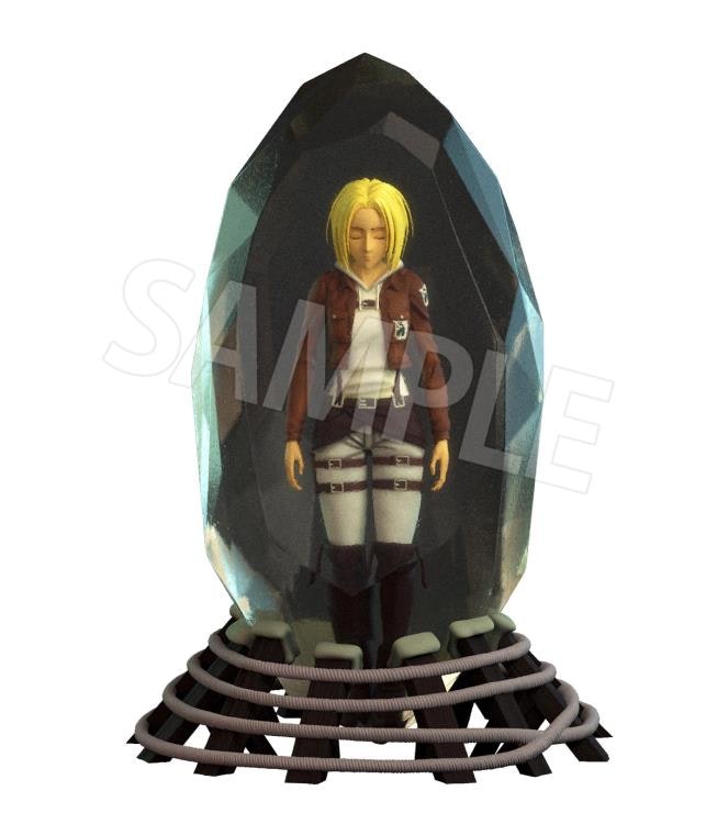 Attack on Titan 3D Crystal Statue Annie Leonhart