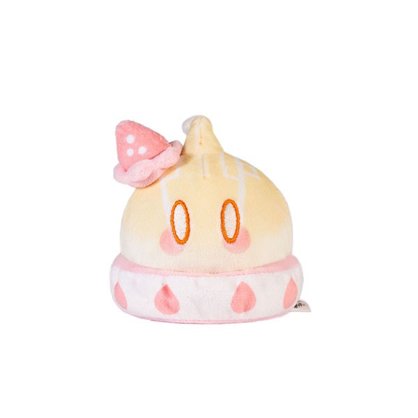 Genshin Impact Slime Sweets Party Series Plush Mutant Electro Slime (Strawberry Cake Style)