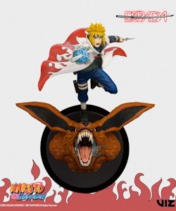 Naruto Shippuden Minato Namikaze Vs Nine Tailed Fox