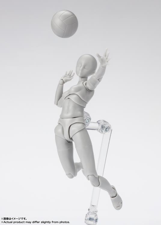S.H.Figuarts DX Body-chan Sports Edition Set (Gray Color Ver.)