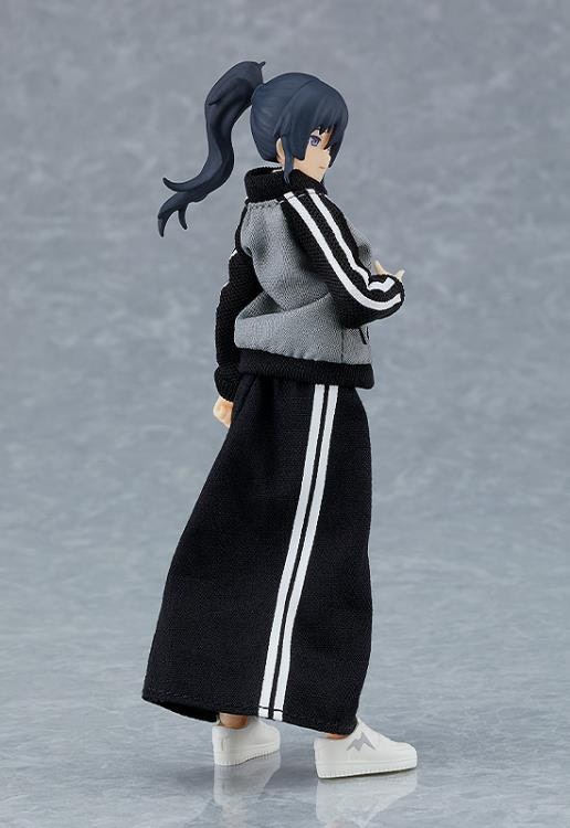 Original Character Figma Female Body (Makoto) with Tracksuit + Tracksuit Skirt Outfit