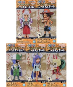 One Piece WCF Wanokuni Onigashima 2 Set of 5 Figures