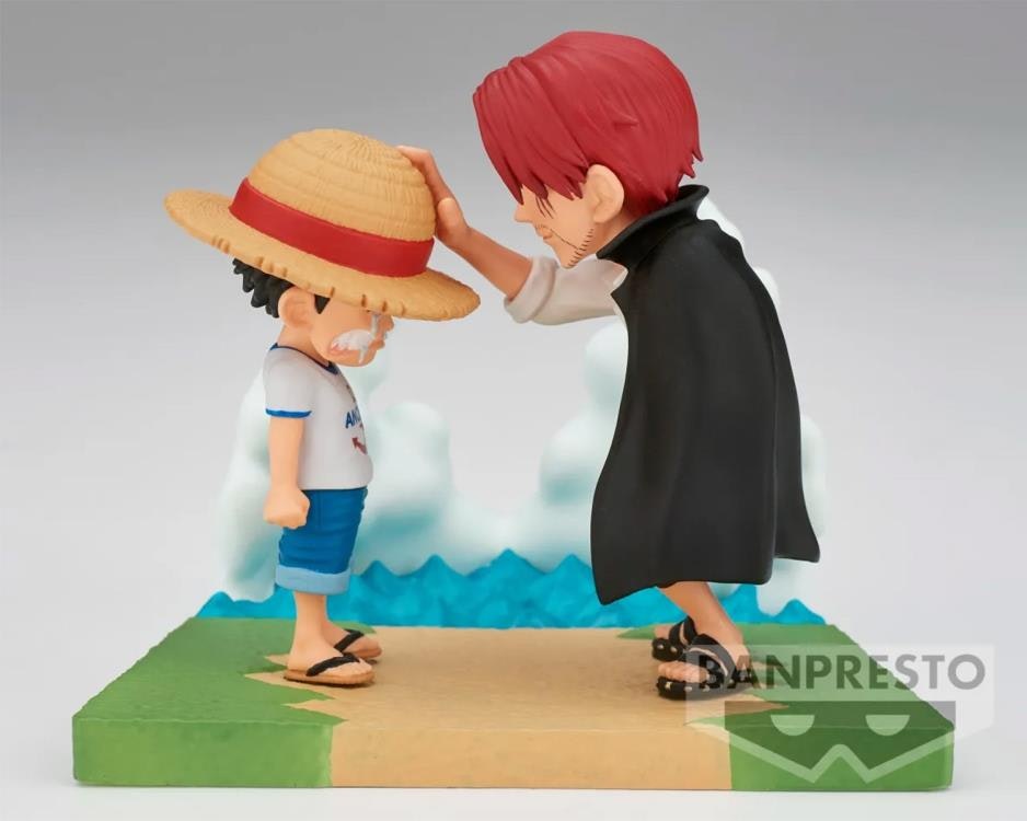 One Piece World Collectable Figure Log Stories Monkey D. Luffy & Shanks