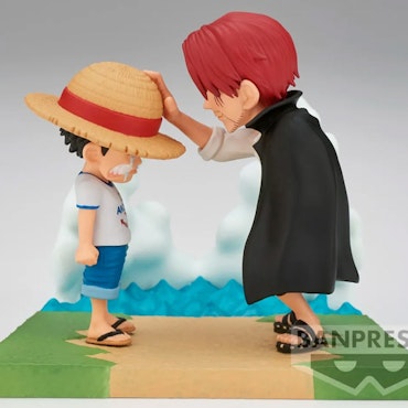 One Piece World Collectable Figure Log Stories Monkey D. Luffy & Shanks