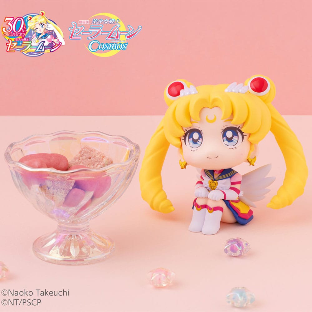 Sailor Moon Cosmos The Movie Look Up Eternal Sailor Moon & Eternal Sailor Chibi Moon Set (With Bonus)