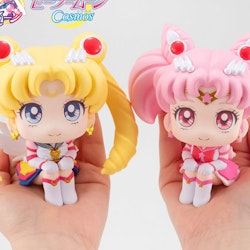 Sailor Moon Cosmos The Movie Look Up Eternal Sailor Moon & Eternal Sailor Chibi Moon Set (With Bonus)