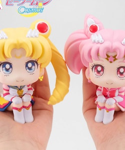 Sailor Moon Cosmos The Movie Look Up Eternal Sailor Moon & Eternal Sailor Chibi Moon Set (With Bonus)